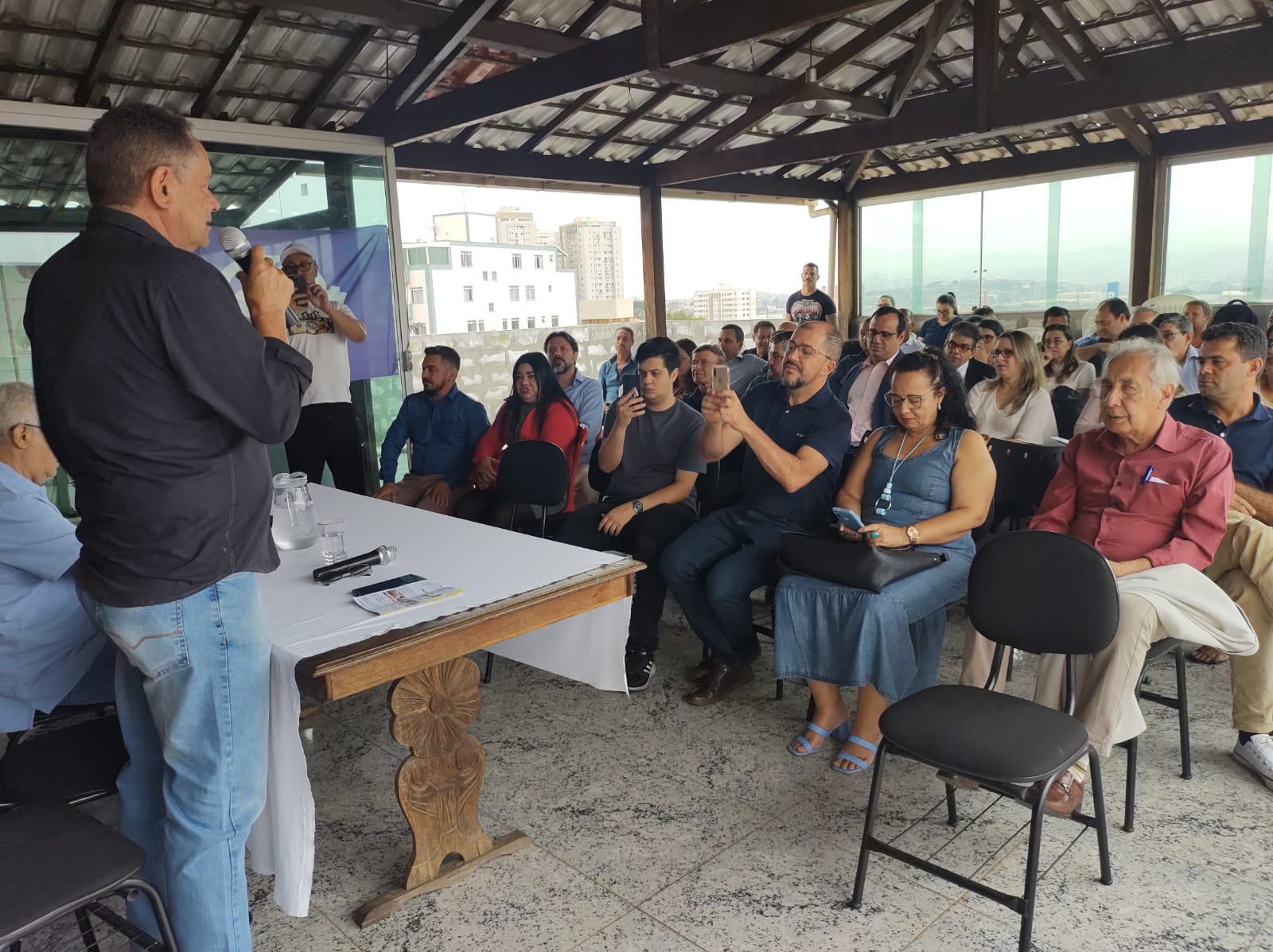 O Encontro Minha Casa Minha Vida nos Municípios foi promovido pelos mandatos dos deputado Miguel Ângelo e Marquinho Lemos e reuniu dezenas de lideranças e prefeitos de diversas cidades do Estado